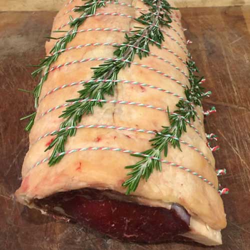 Dry aged grass fed rolled rib