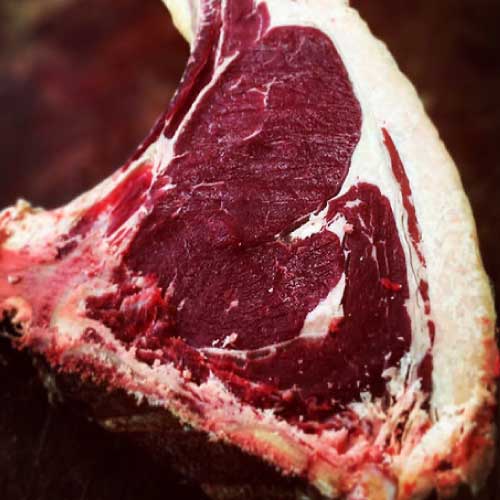 Dry aged grass fed sirloin joint