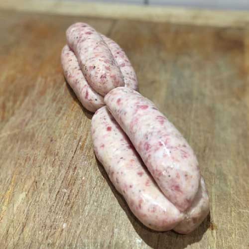 xmas-Homemade Pork & Black Cracked Pepper Sausages