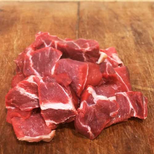 Grass fed diced beef shin